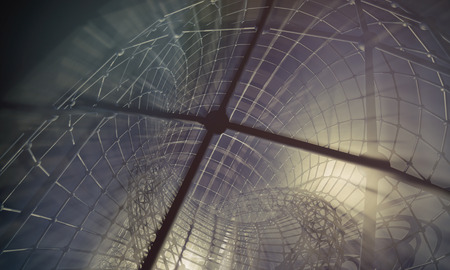 3D futuristic background