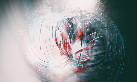 3D rendering, abstract background design
