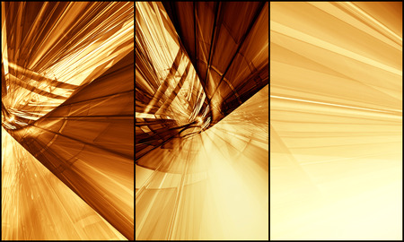 3D rendering, futuristic background for bannerの写真素材