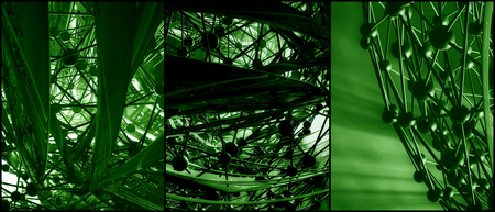 3D rendering, futuristic background for banner