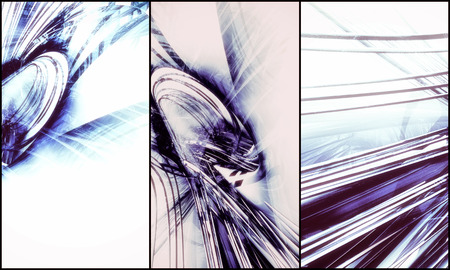 3D rendering, futuristic background for bannerの写真素材