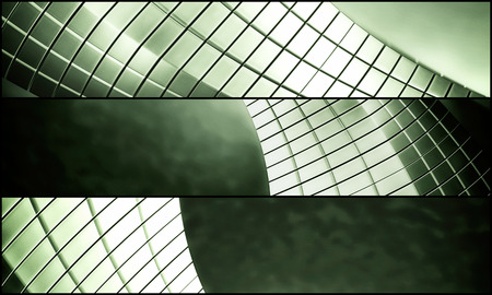 3D rendering, futuristic background for banner