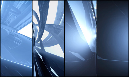 3D futuristic backgroundの写真素材