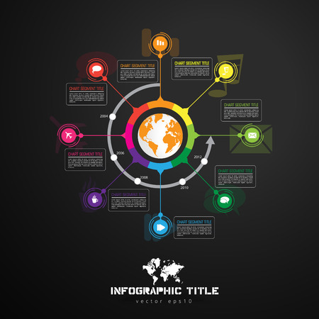 Vector of illustration infographicのイラスト素材