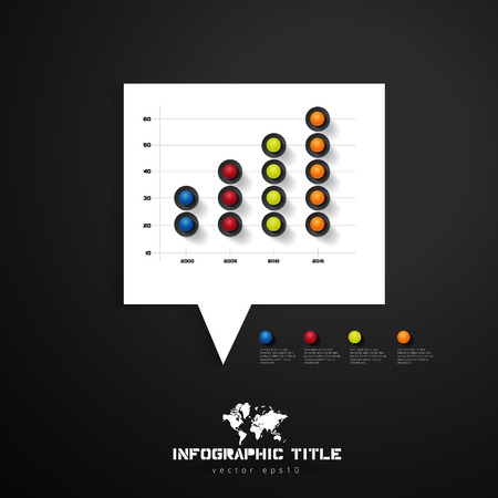 Vector of illustration infographicのイラスト素材
