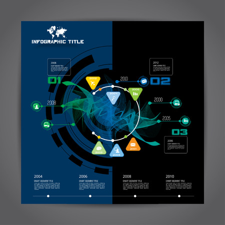 Vector of illustration infographicのイラスト素材