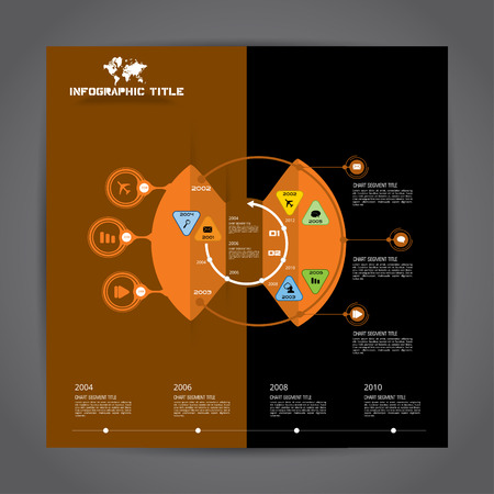 Vector of illustration infographicのイラスト素材