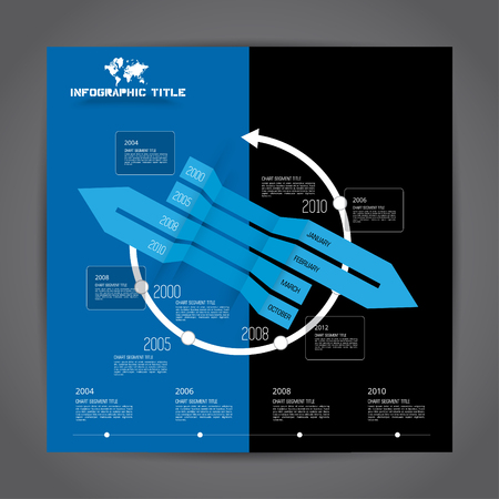 Vector of illustration infographicのイラスト素材