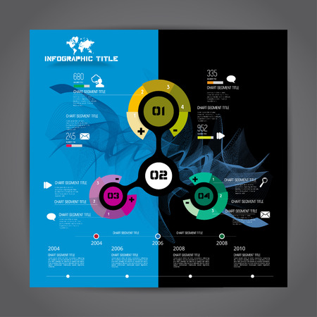Infographics. Vector design template.のイラスト素材