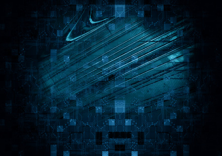 Technology Background. 3d renderingの写真素材