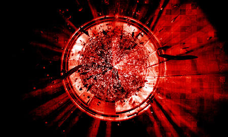 Technology Background. 3d renderingの写真素材