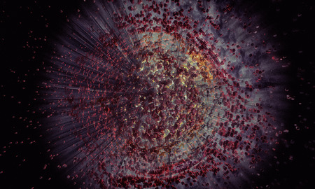 3D rendering, futuristic background