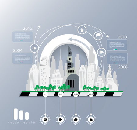 infographic chartのイラスト素材