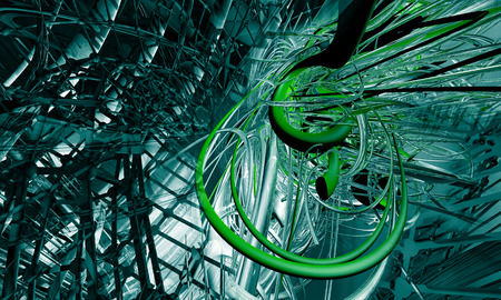 3D rendering, abstract background designの写真素材