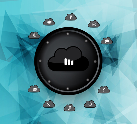 cloud conceptのイラスト素材