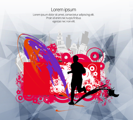 runnerのイラスト素材