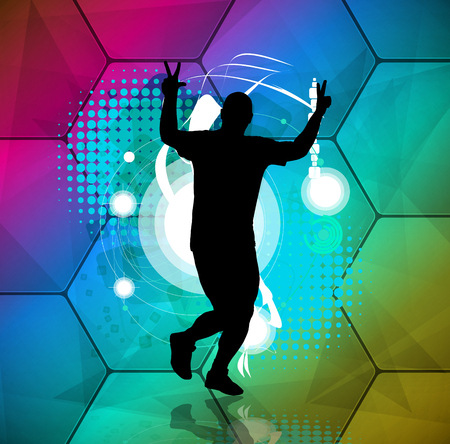 Marathon runner, vectorのイラスト素材