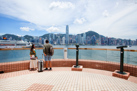 HONG KONG - JULY 16, 2017: Hong Kong cityscapeのeditorial素材