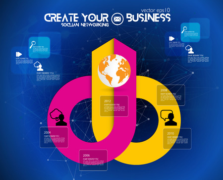 Infographic concept vector illustrationのイラスト素材