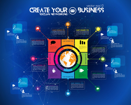 Infographic concept vector illustrationのイラスト素材