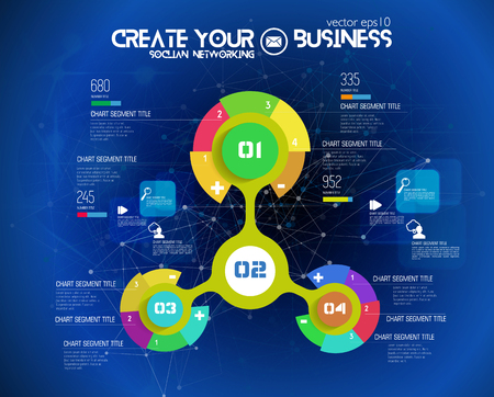 Infographic concept vector illustrationのイラスト素材