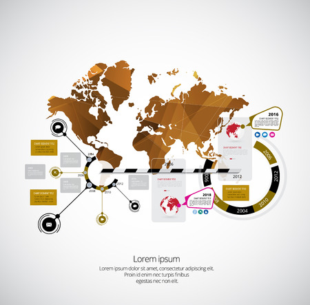 Business infographic layout design.のイラスト素材