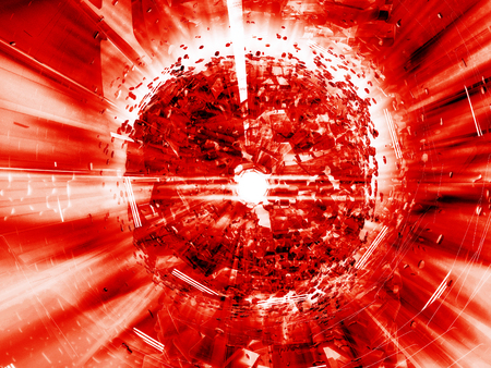 3D rendering of technology backgroundの写真素材