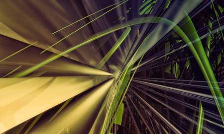 3D rendering of a futuristic backgroundの写真素材