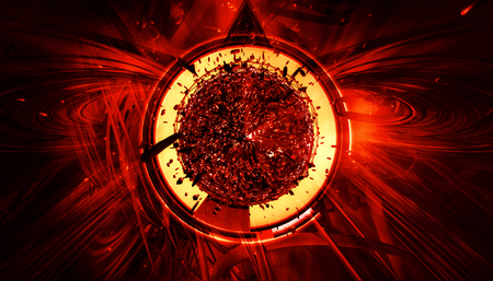 3D rendering of a futuristic backgroundの写真素材