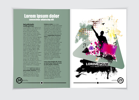 Brochure layout, vector illustration.のイラスト素材