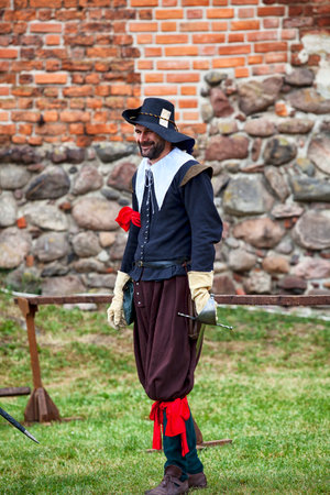 CZERSK, POLAND - 23 JUNE, 2018: Historical picnic Swedes in the castle.