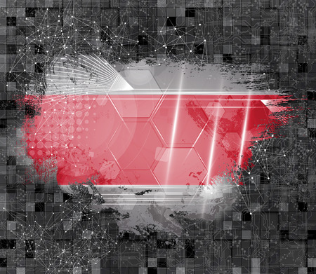 Digital technology background. Vector illustration.のイラスト素材