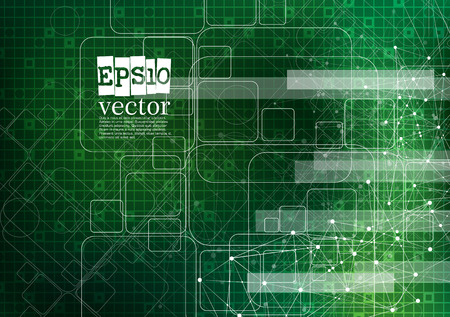 Abstract technology concept background, vector illustrationのイラスト素材