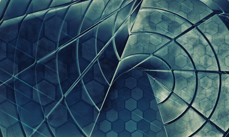 3D rendering of digital technology background