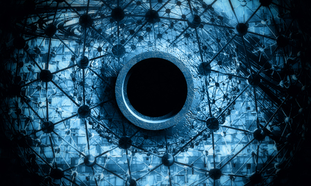 3D rendering of abstract technology concept