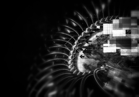Abstract technology concept backgroundの写真素材
