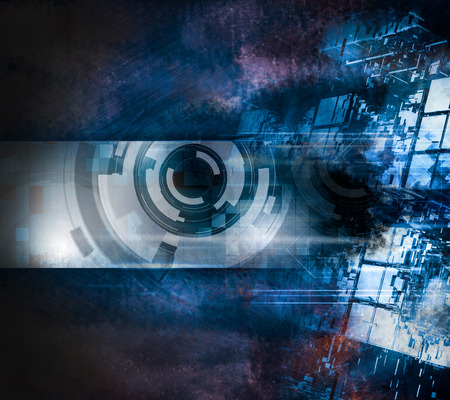 Abstract digital technology backgroundの写真素材