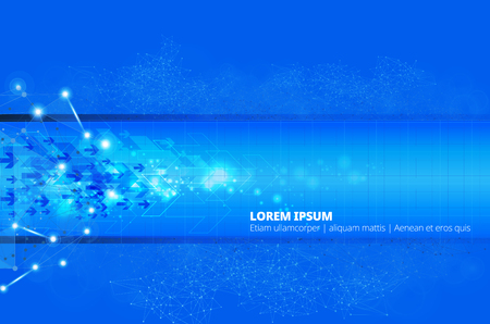 Abstract technology conceptのイラスト素材