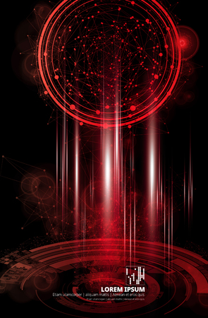 Abstract technology concept background, vector illustrationのイラスト素材