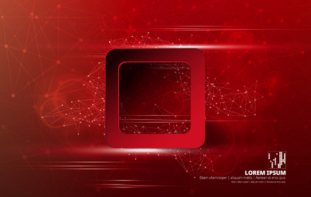 Abstract technology concept background, vector illustrationのイラスト素材