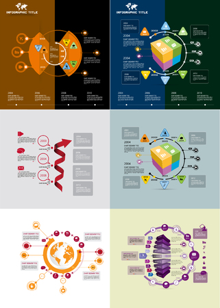 Infographic vector elements for business illustrationのイラスト素材