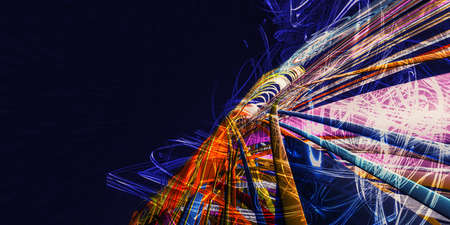 3D rendering of hi tech concept background