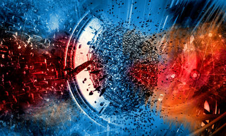 3D rendering of abstract technology concept background ready for presentation