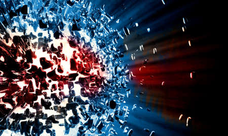 3D rendering of abstract technology concept background ready for presentation