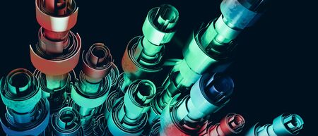 Abstract technology digital hi techの写真素材