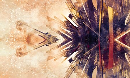 Abstract technology digital hi techの写真素材