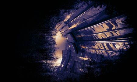 3D rendering of abstract technology digital hi tech concept ready for banner backgroundの写真素材