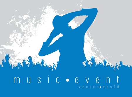 Nightlife and disco concept. Illustration ready for banner or posterのイラスト素材