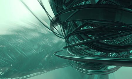 3D rendering of abstract technology concept background ready for presentation