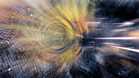 3D rendering of technology backgroundの写真素材